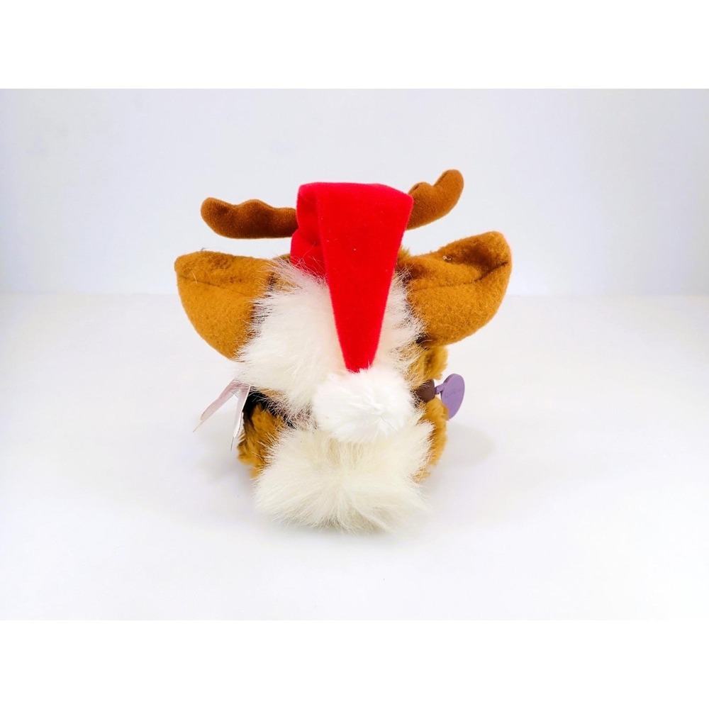 Vtg. 1999 Tiger Furby Special KB Toys Edition Reindeer Holiday Tested Works Box - Picture 6 of 16
